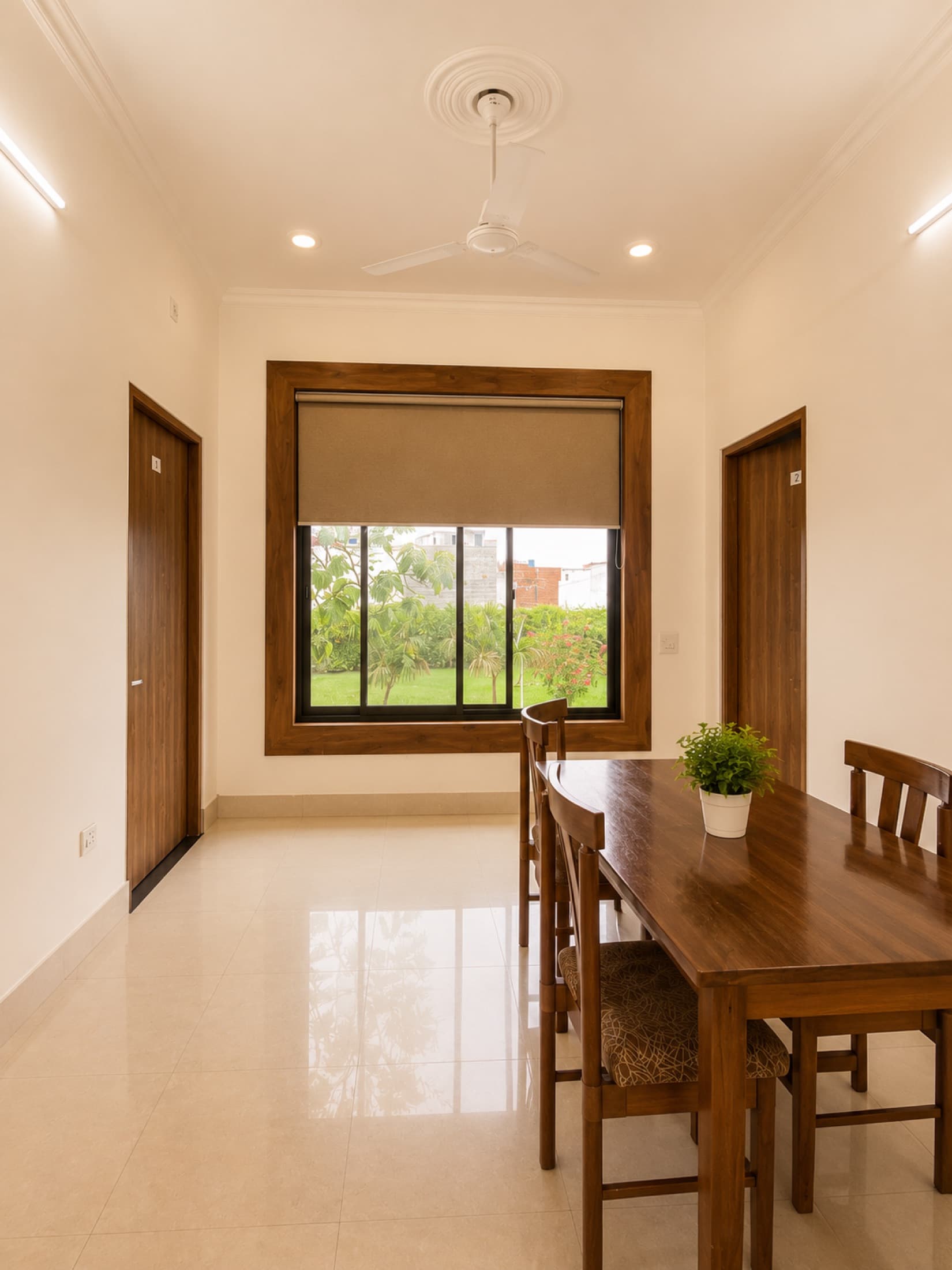 First floor villa gallery at Hotel Vasant
