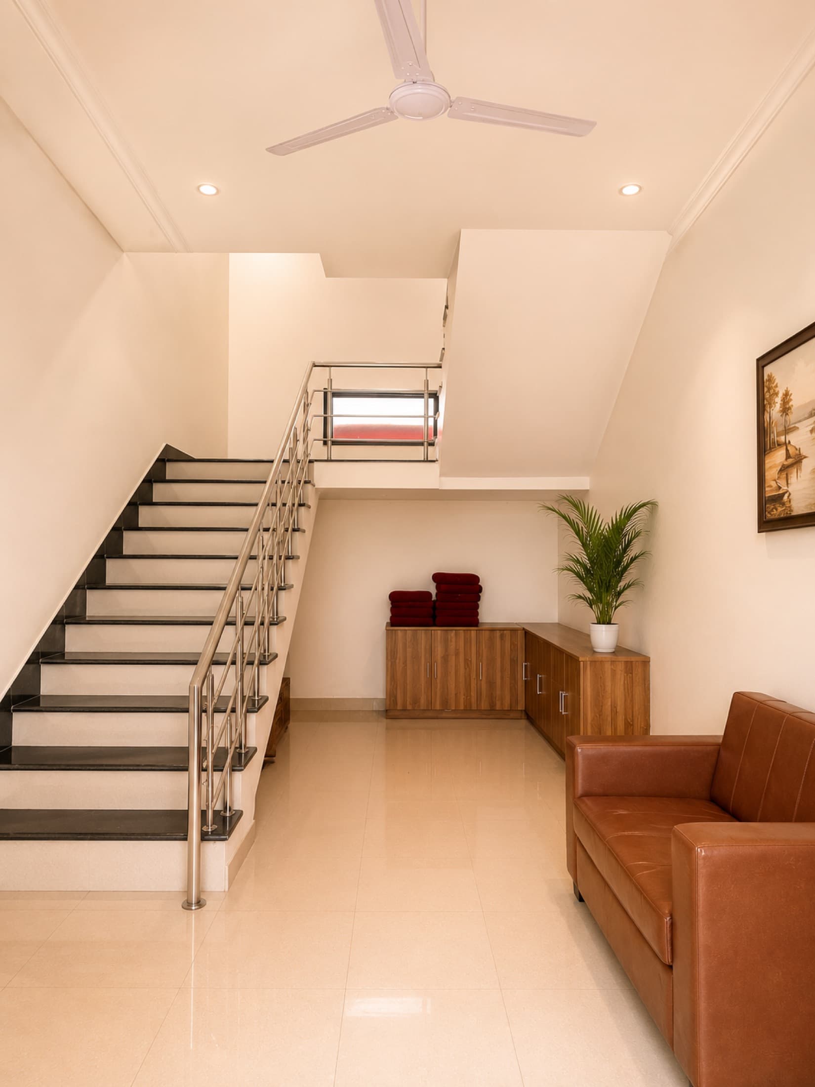Villa gallery area at Hotel Vasant