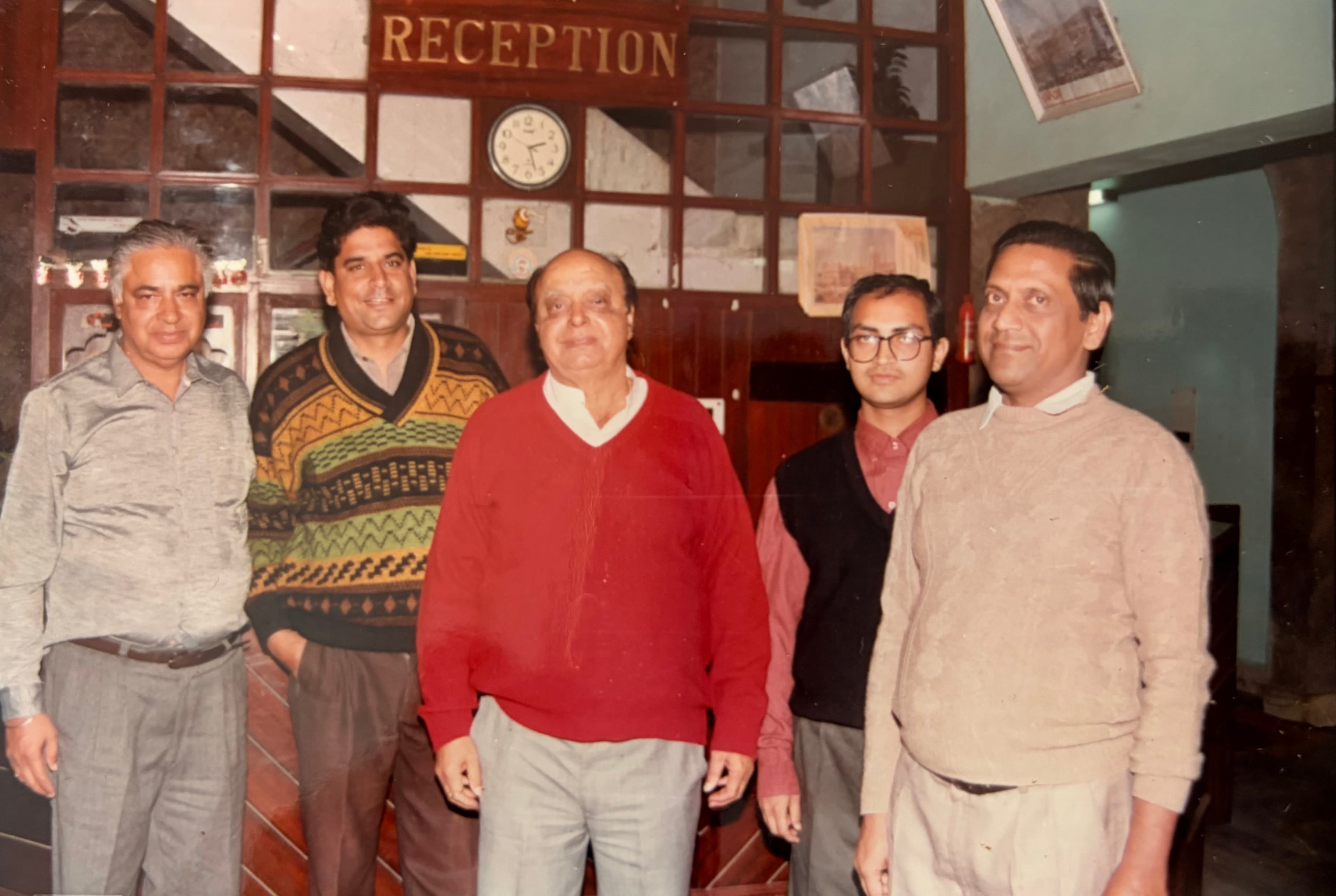 Ramanand Sagar at Hotel Vasant from the family archive