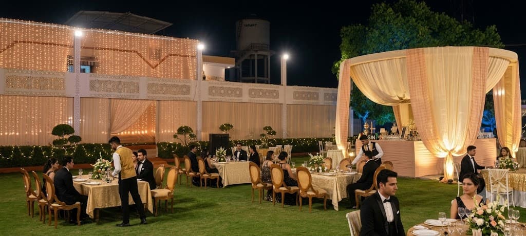 Hotel Vasant event setup